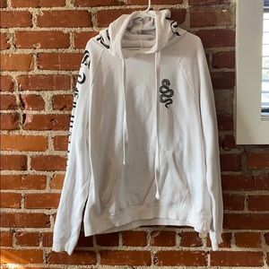 Taylor Swift White Reputation Tour White Hoodie